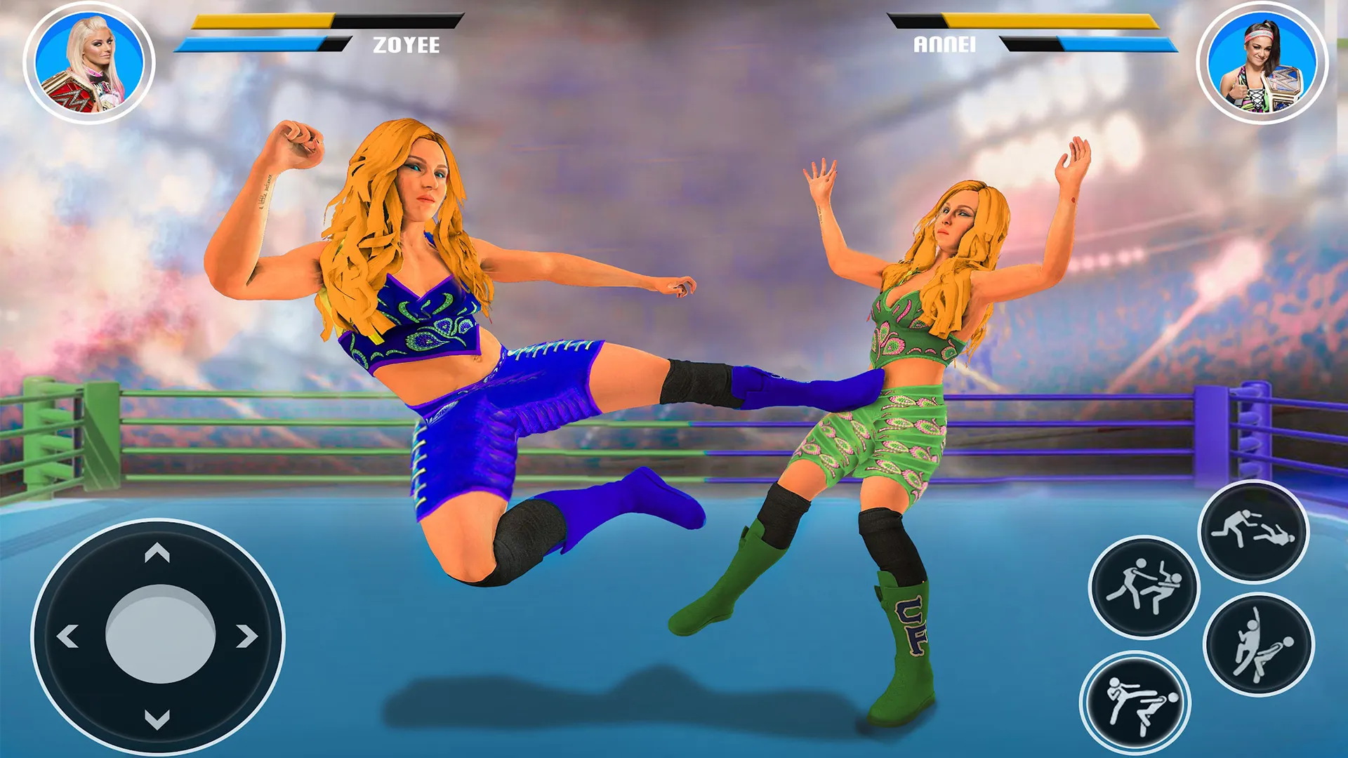 Bad Girls Wrestling Fight Game | Indus Appstore | Screenshot