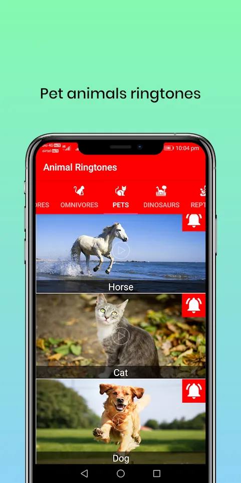 150 Animal Ringtones | Indus Appstore | Screenshot