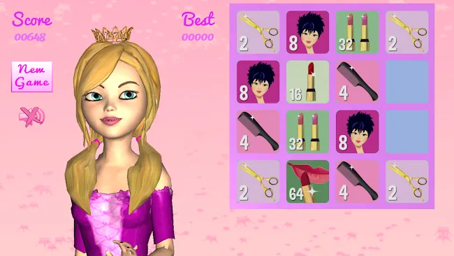 Princess Angela 2048 Game Fun | Indus Appstore | Screenshot