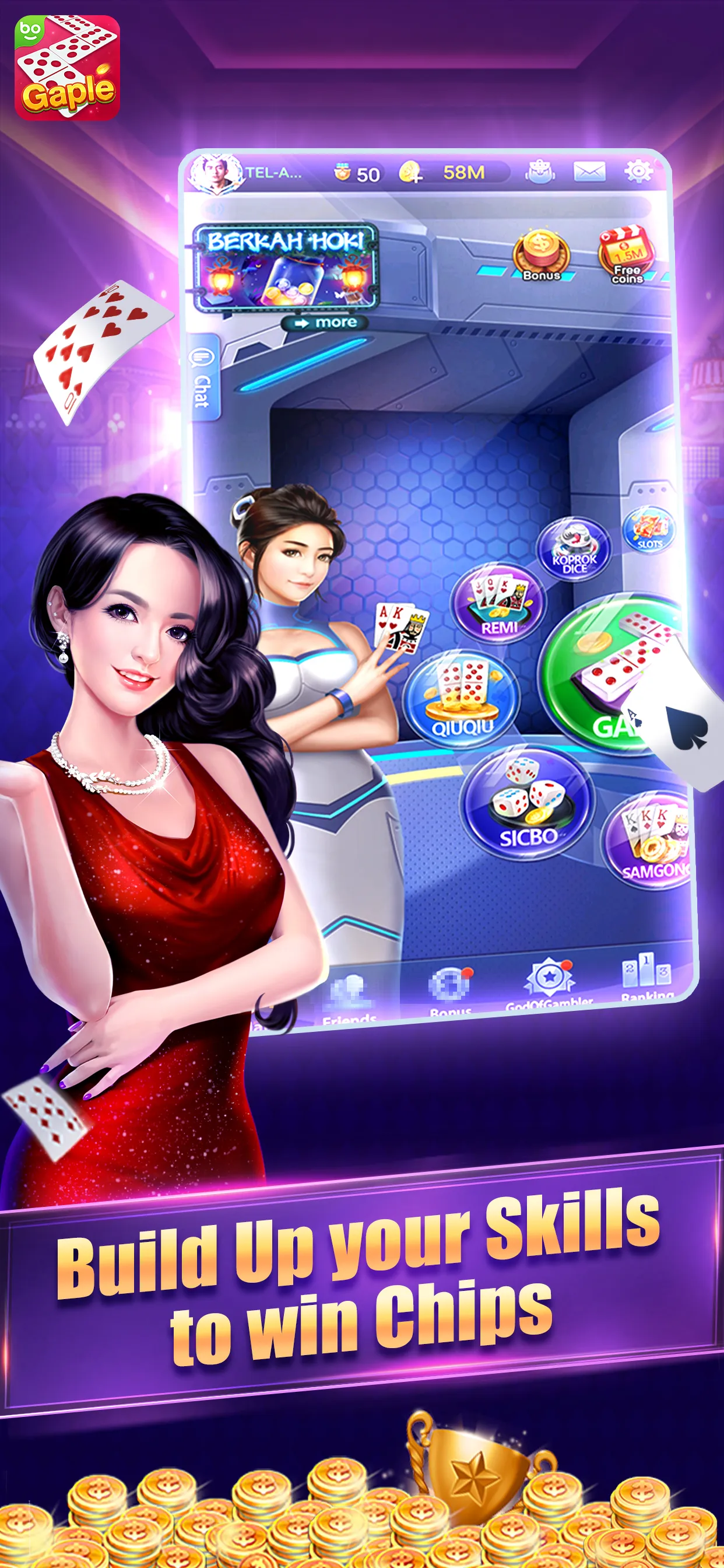 Domino Gaple Boya:Qiuqiu Capsa | Indus Appstore | Screenshot