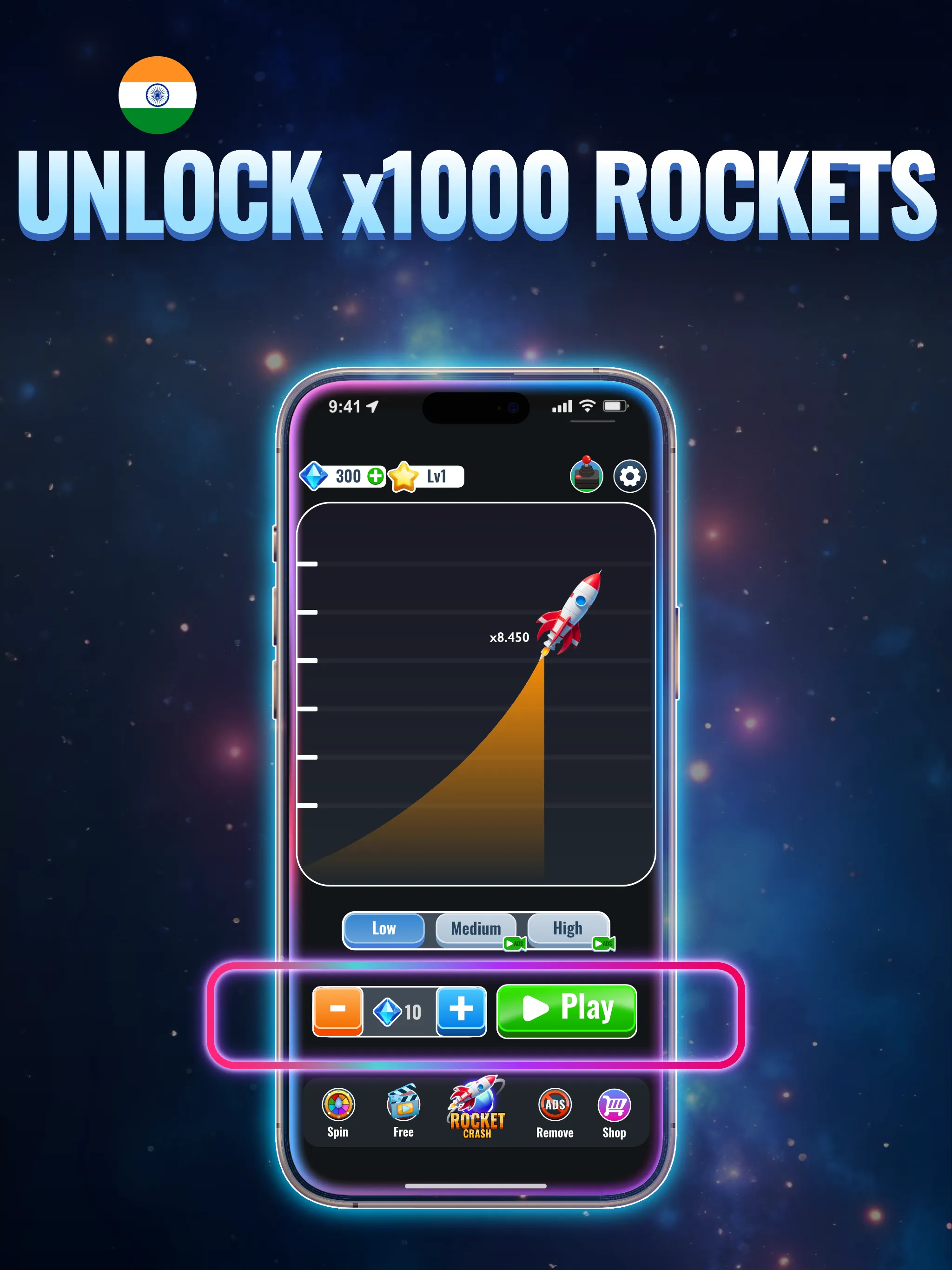 Crash Rocket - Rocket Game | Indus Appstore | Screenshot