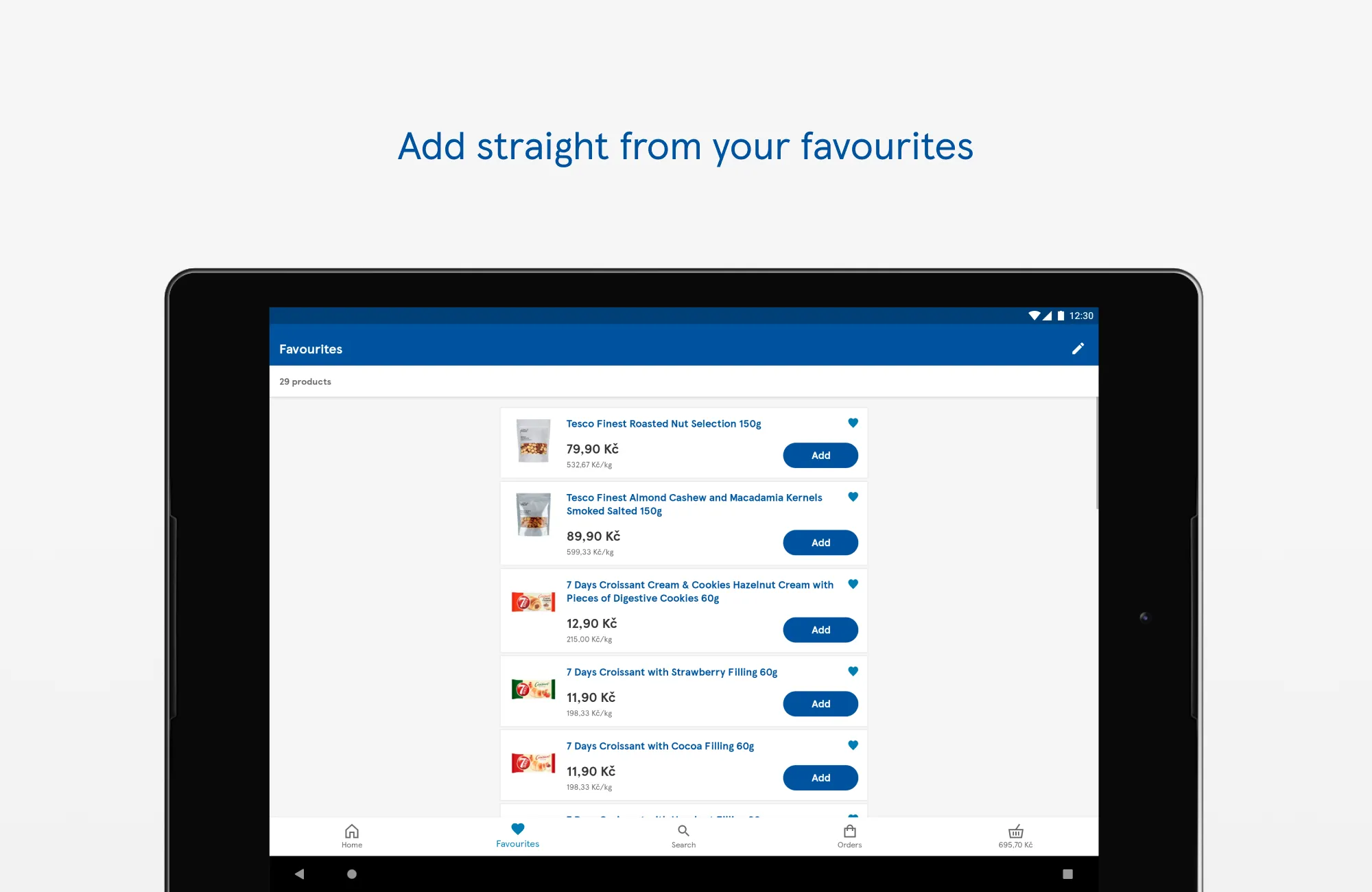 Tesco Online Groceries CZ | Indus Appstore | Screenshot