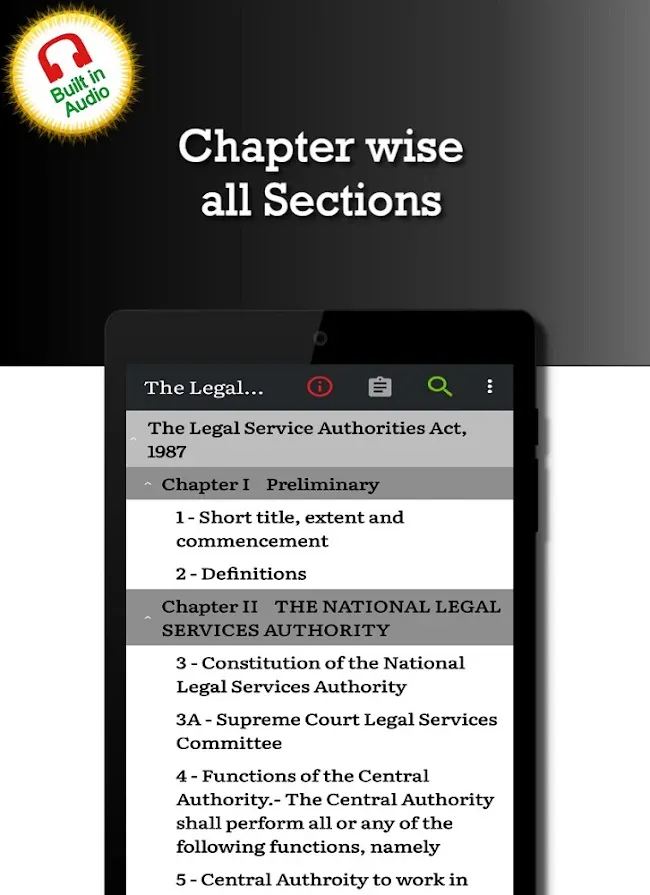 Legal Services Authorities Act 1987 | Indus Appstore | Screenshot