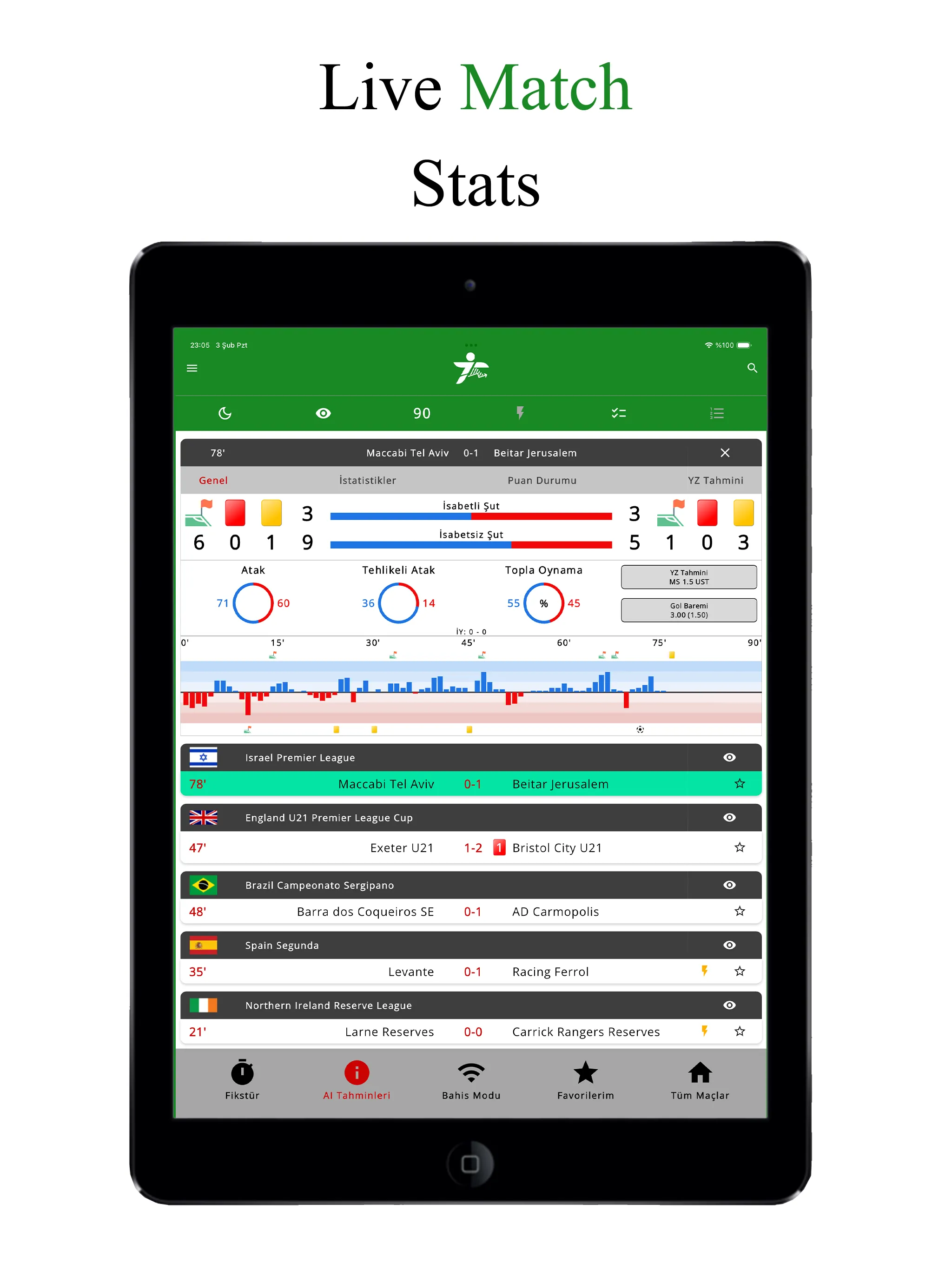 iTahmin - Live Football Stats | Indus Appstore | Screenshot