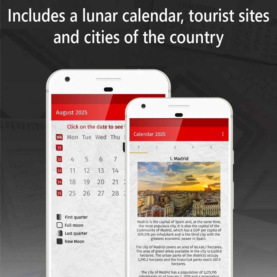 spain calendar 2025 | Indus Appstore | Screenshot