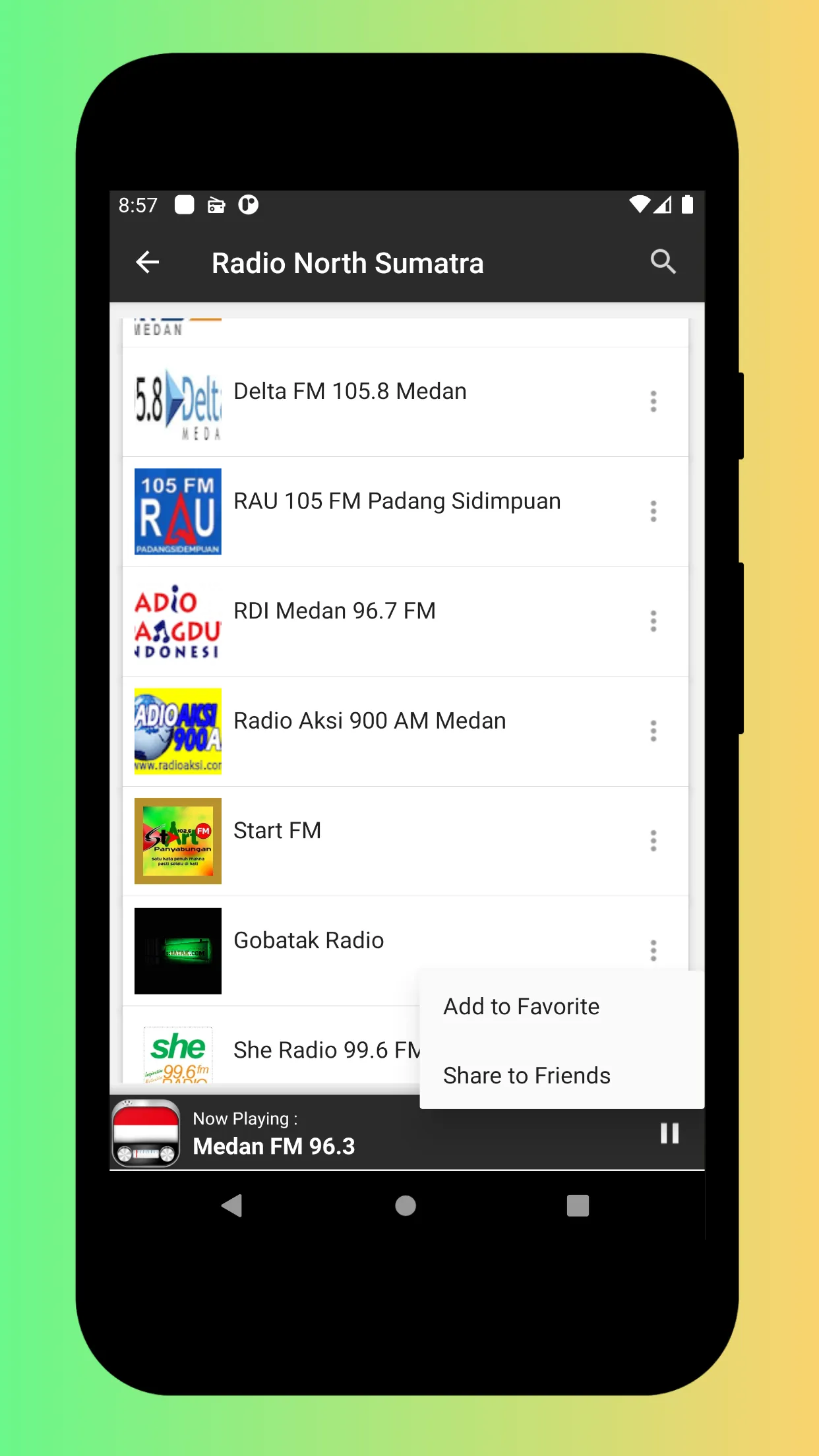 Radio Indonesia - Radio Online | Indus Appstore | Screenshot