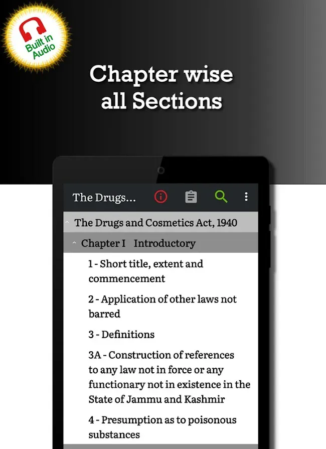 Drugs and Cosmetics Act 1940 | Indus Appstore | Screenshot