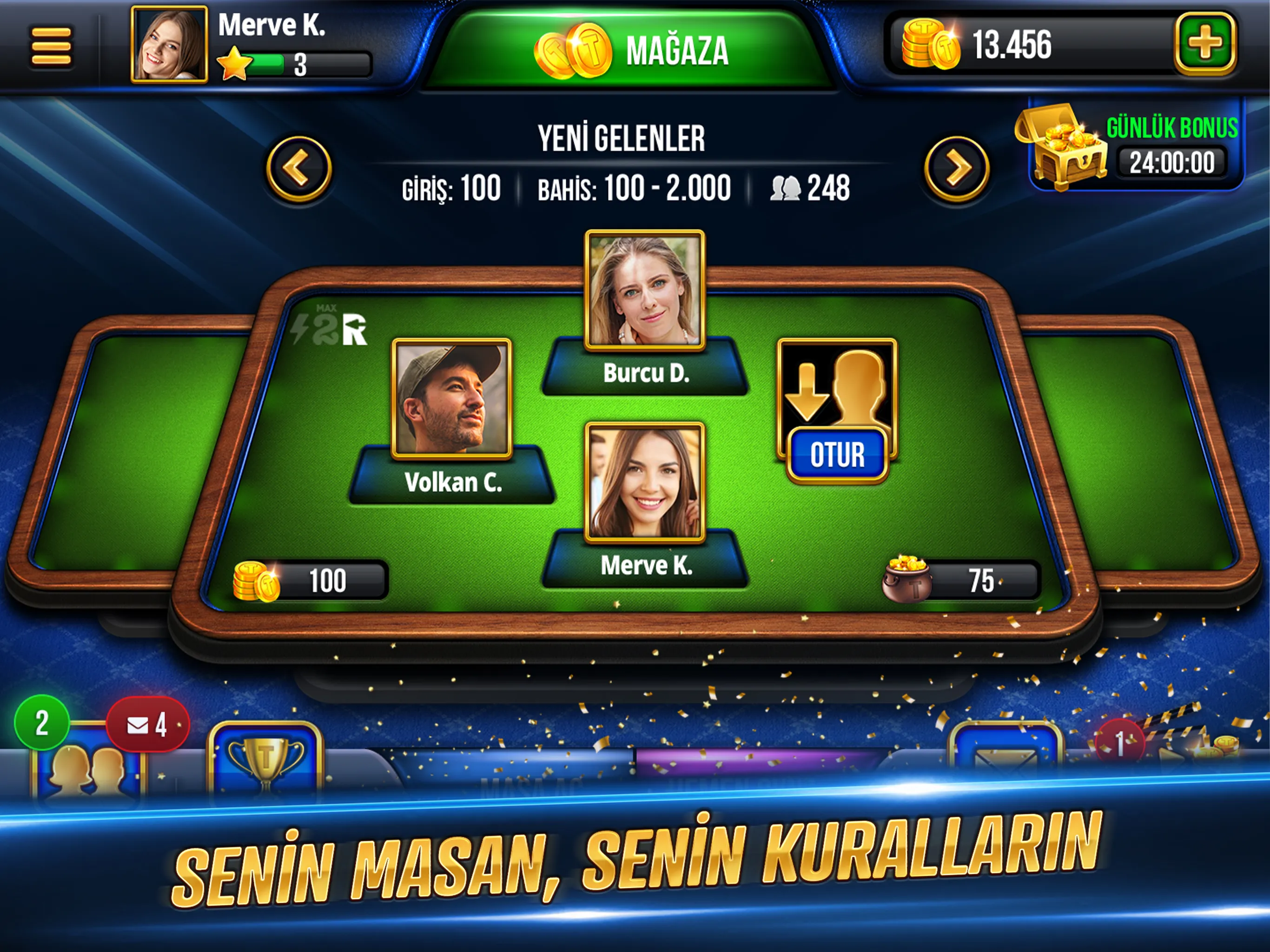 Tekel Okey | Indus Appstore | Screenshot