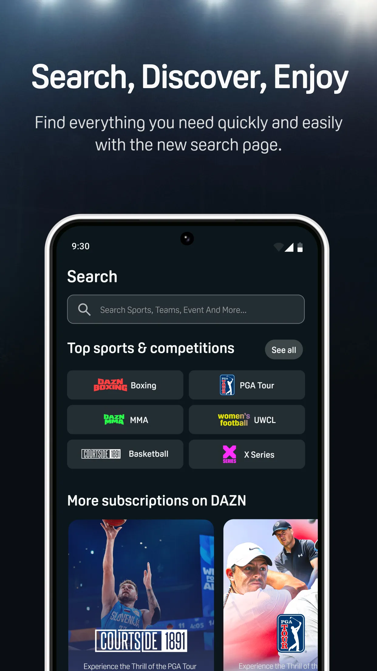DAZN - Watch Live Sports | Indus Appstore | Screenshot