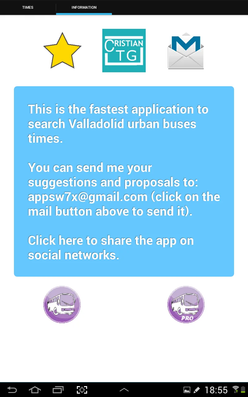 Bus Pucela Mini - Valladolid | Indus Appstore | Screenshot