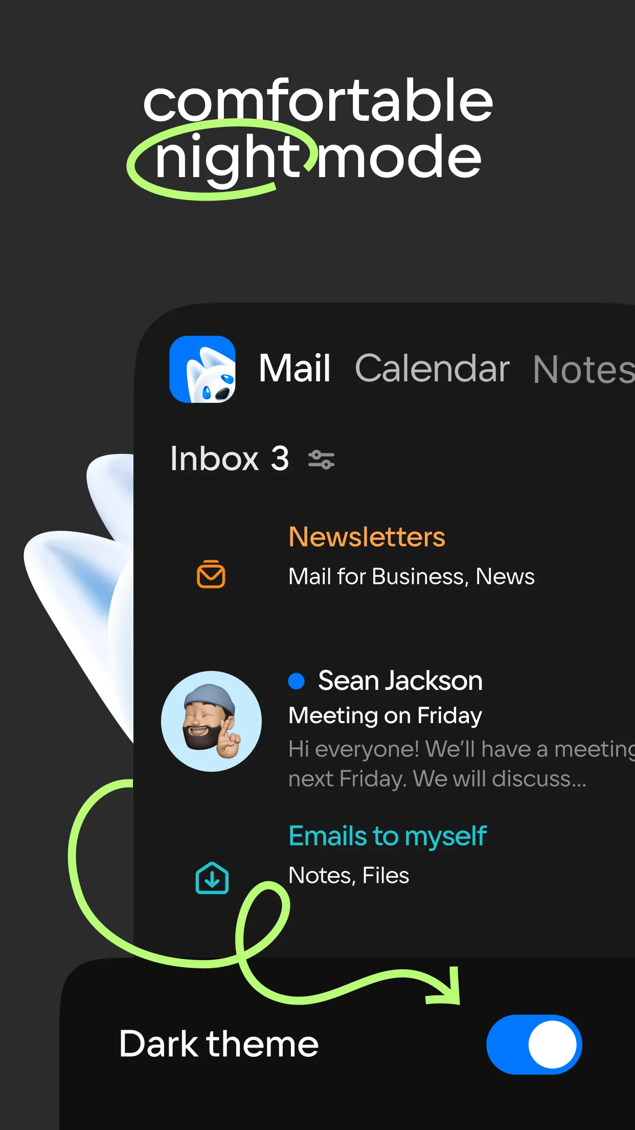 Mail: Email, Cloud, Calendar | Indus Appstore | Screenshot