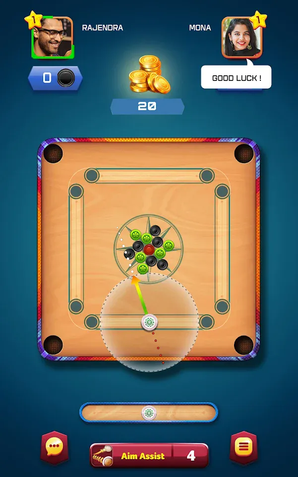 Carrom Board Online- Pool Game | Indus Appstore | Screenshot