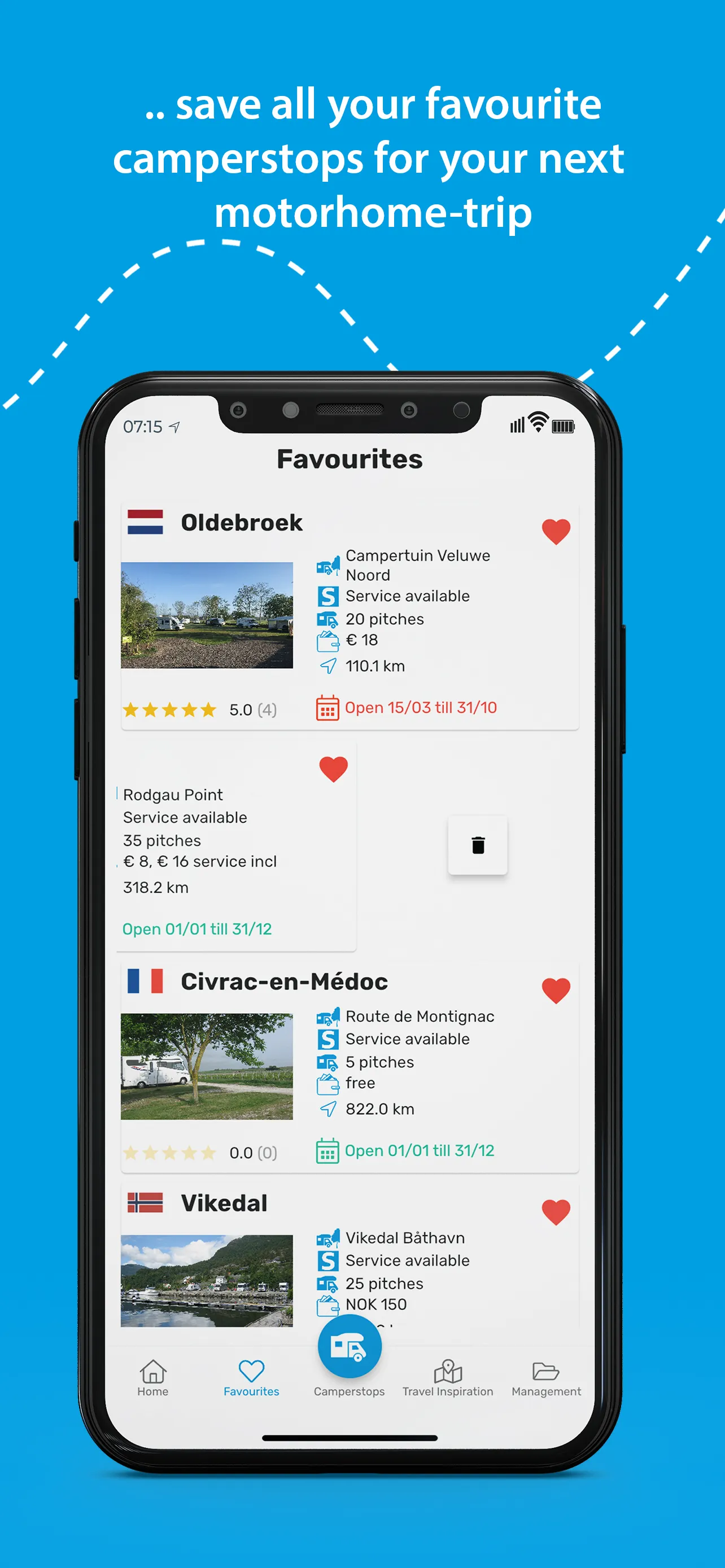 Camperstop-App Motorhome stops | Indus Appstore | Screenshot