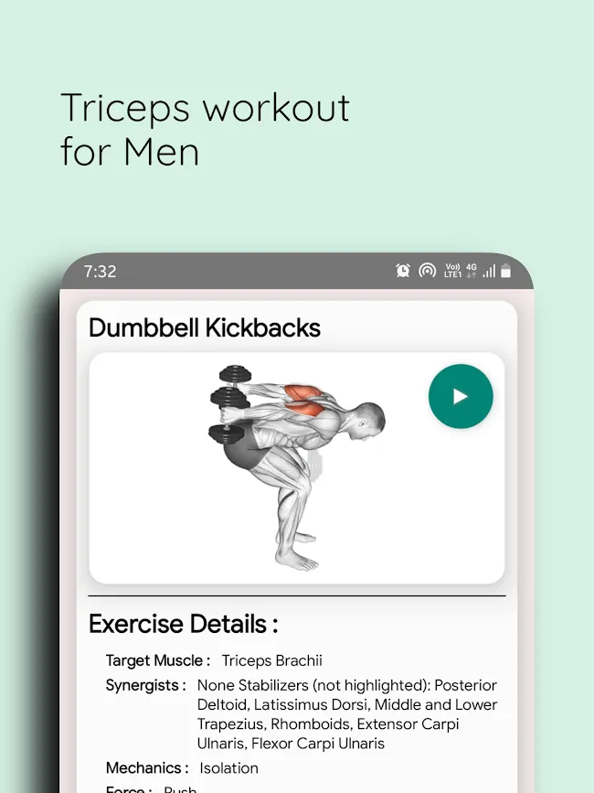 Triceps Workout: Arm Workout | Indus Appstore | Screenshot