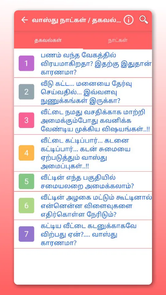 Rasipalangal Daily Horoscope | Indus Appstore | Screenshot