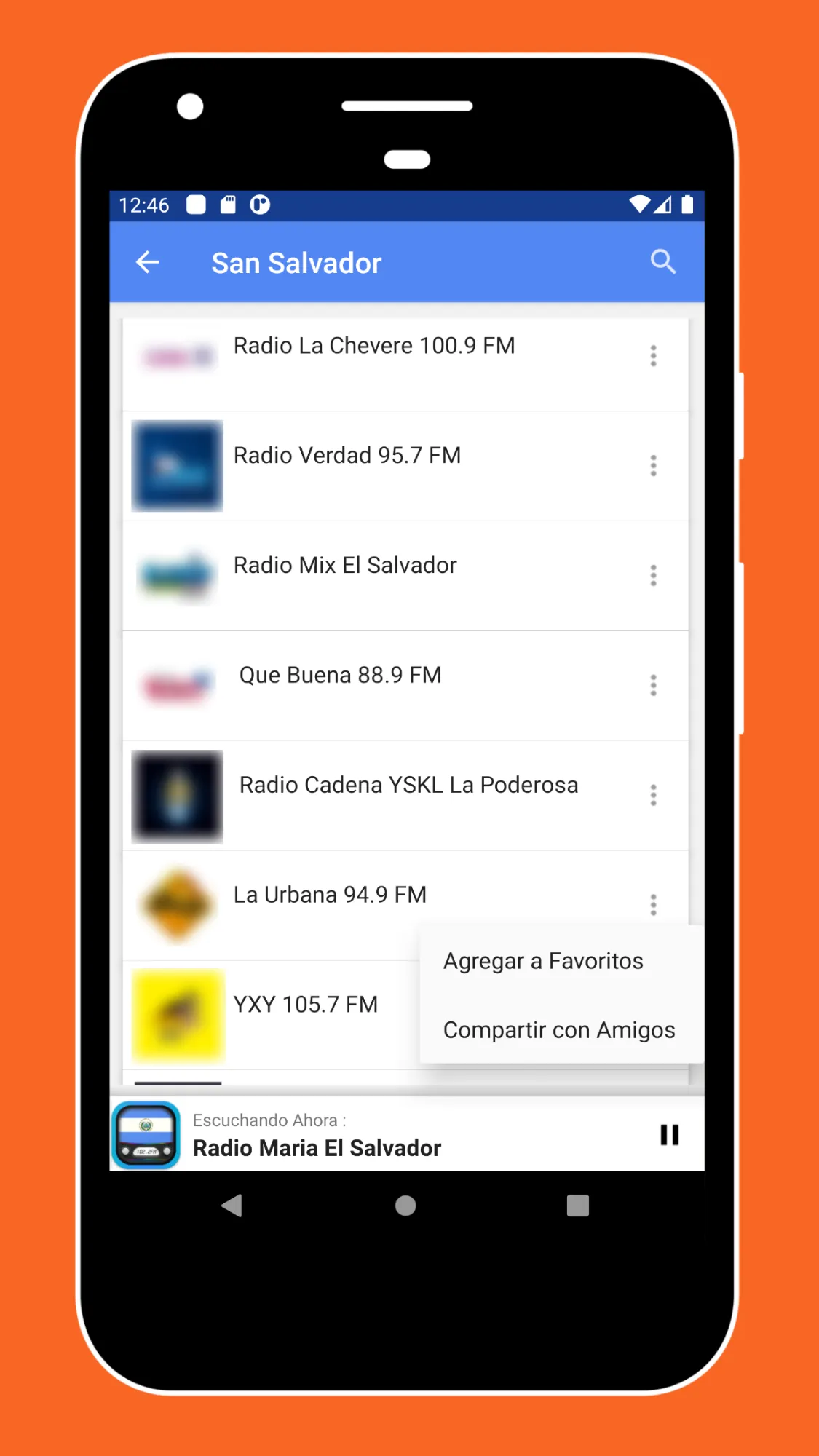 Radio El Salvador + Radio FM | Indus Appstore | Screenshot