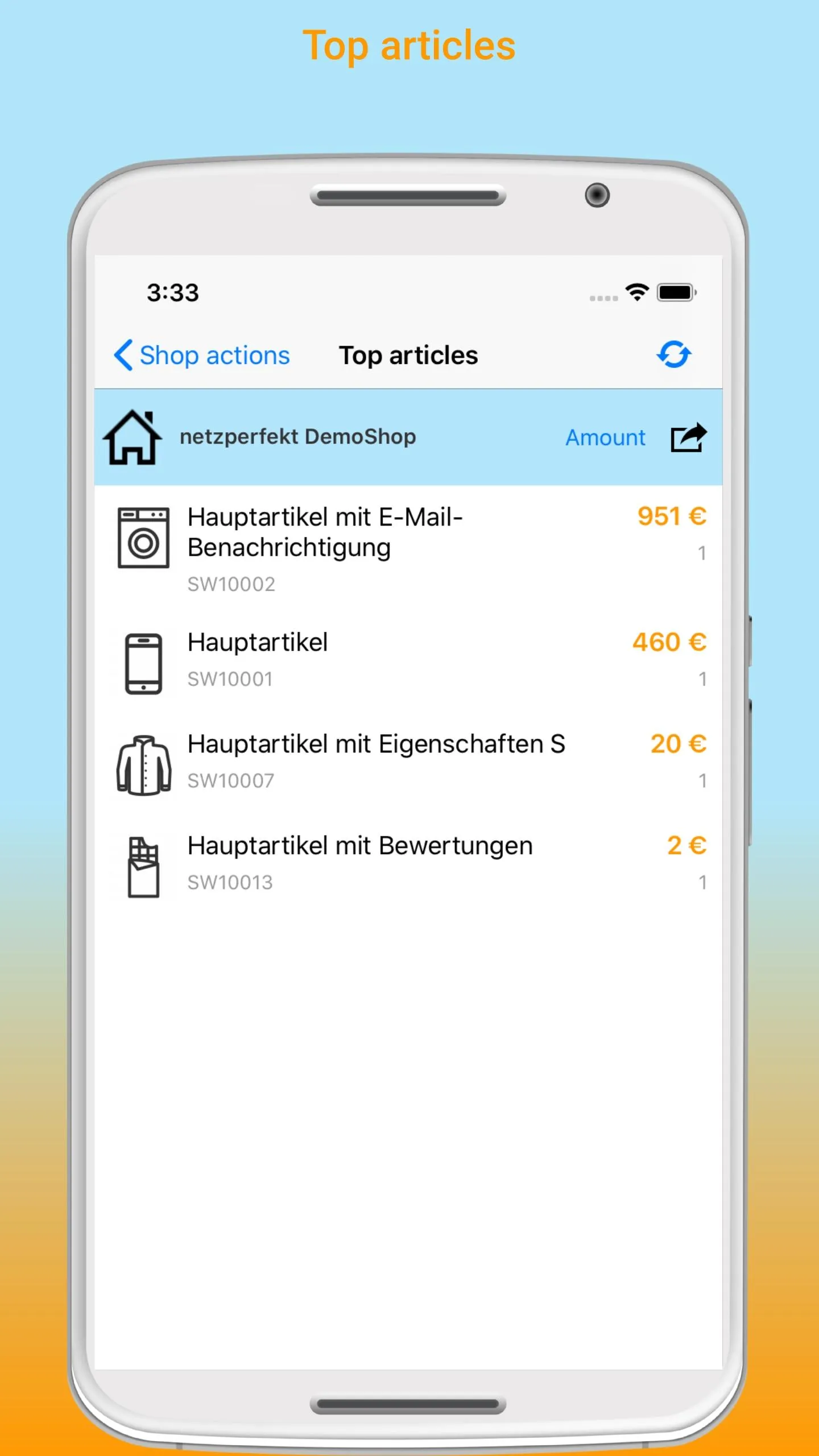 Mobile Shopmanager Shopware | Indus Appstore | Screenshot