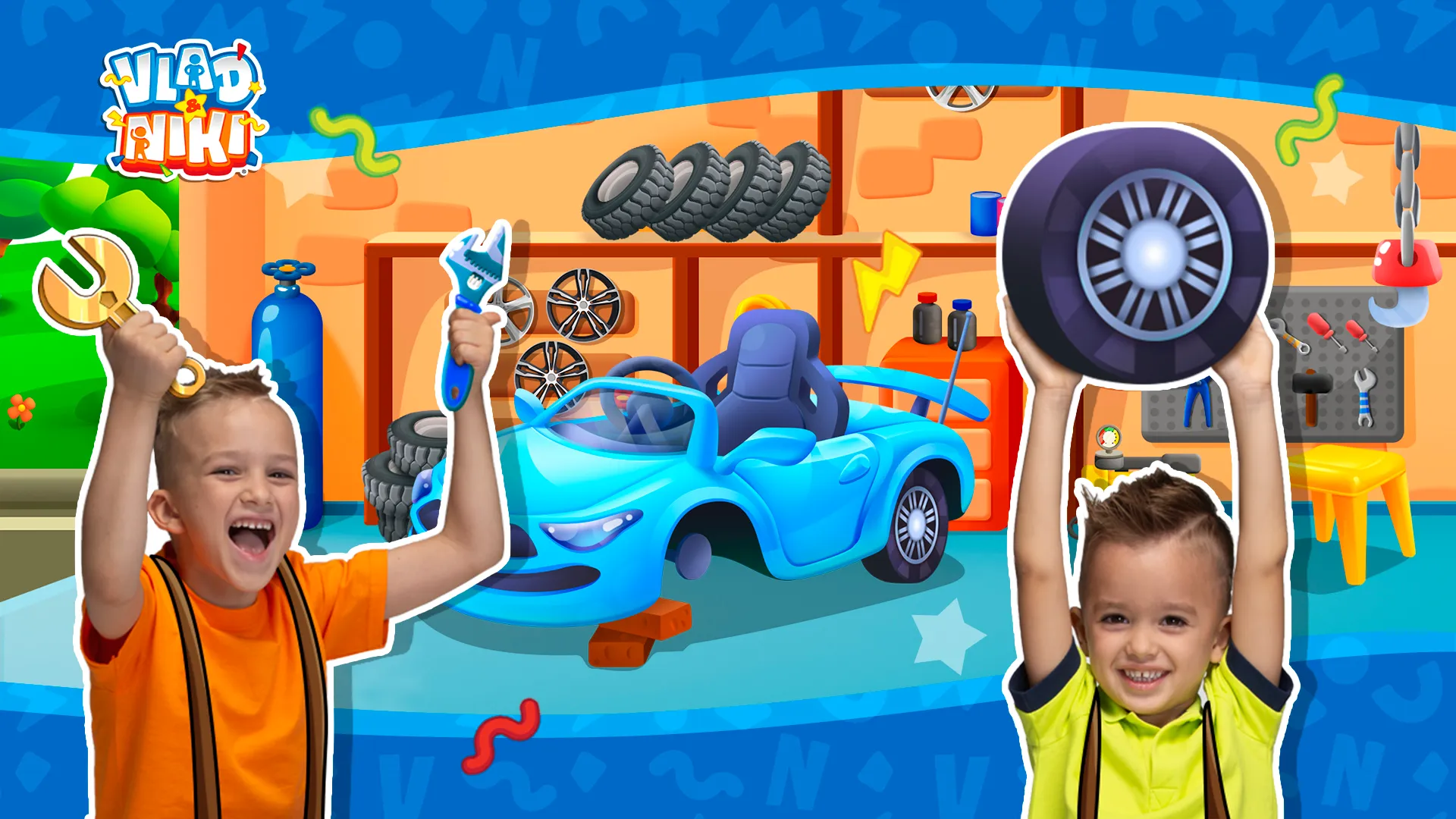 Vlad and Niki: Car Service | Indus Appstore | Screenshot