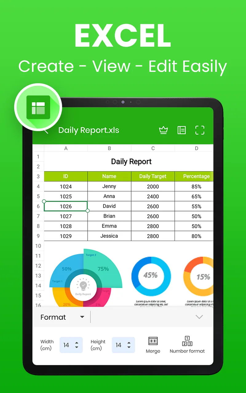 Office App - DOCX, PDF, XLSX | Indus Appstore | Screenshot