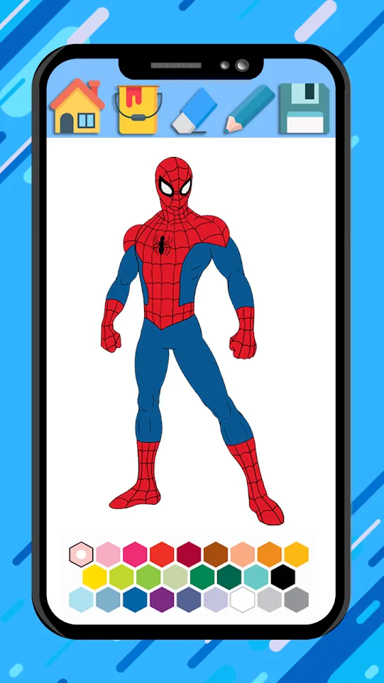 Spider super hero coloring man | Indus Appstore | Screenshot