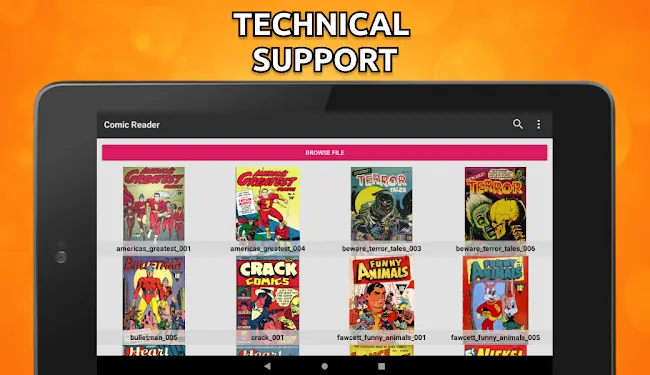 Comic Book Reader (cbz/cbr) | Indus Appstore | Screenshot