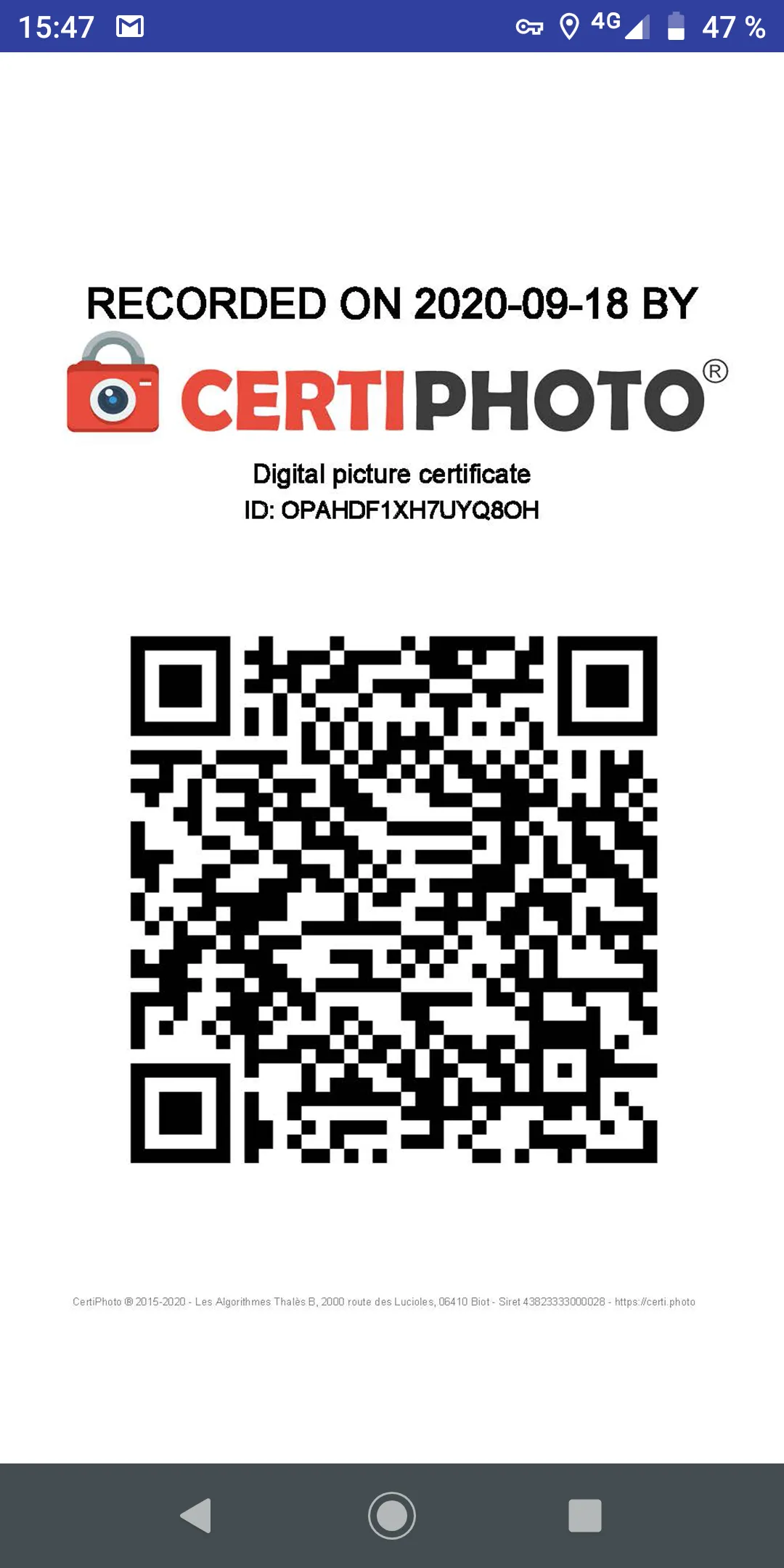 CertiPhoto | Indus Appstore | Screenshot