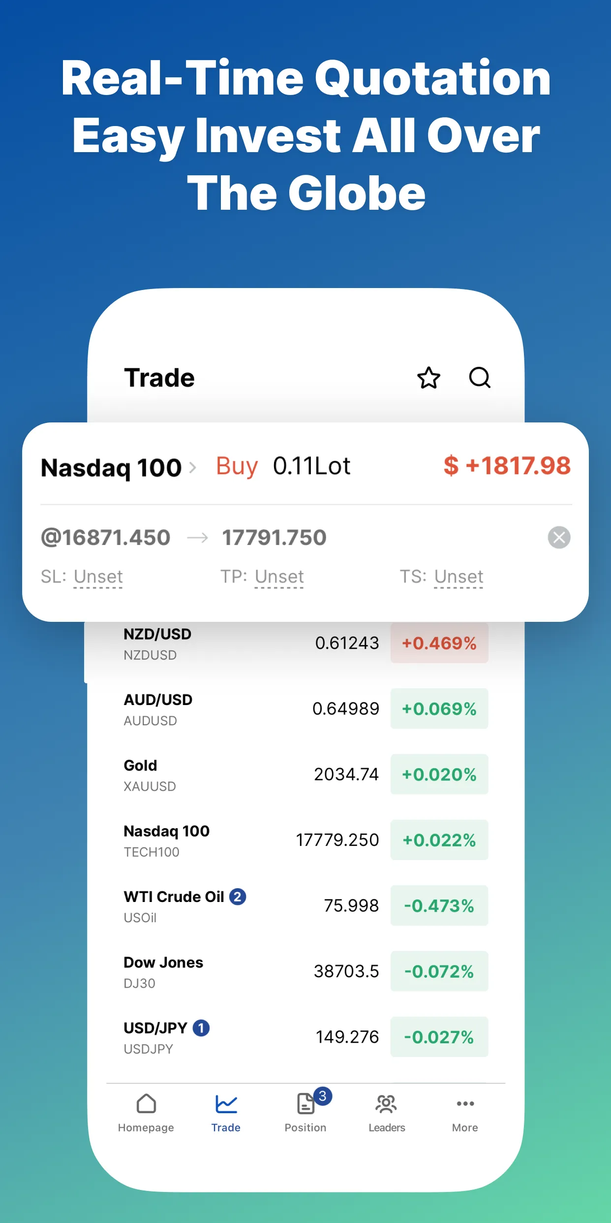 外匯TOP1投資-股票,黃金,期貨,ETF的首選金融交易平台 | Indus Appstore | Screenshot