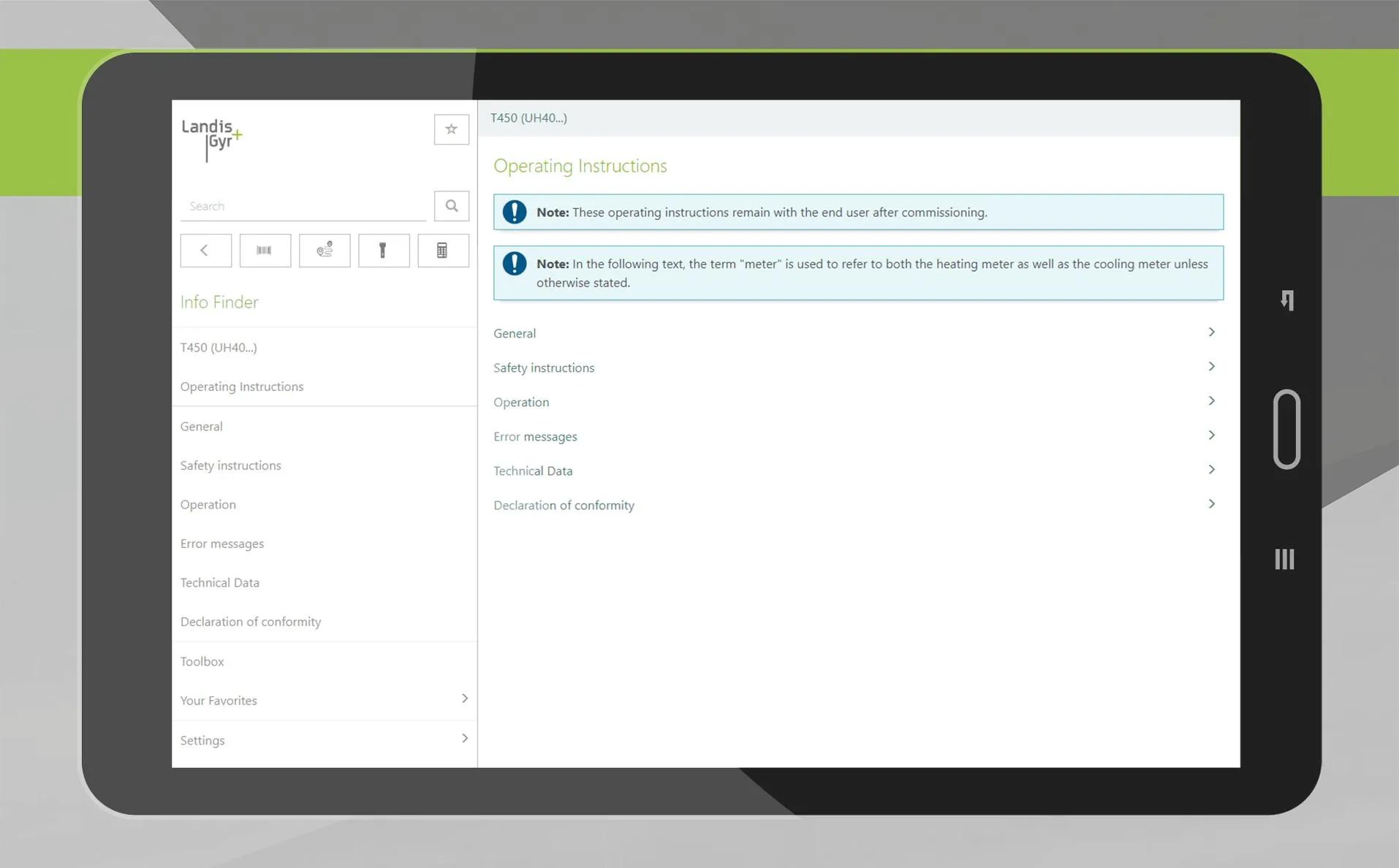 Landis+Gyr Info Finder | Indus Appstore | Screenshot
