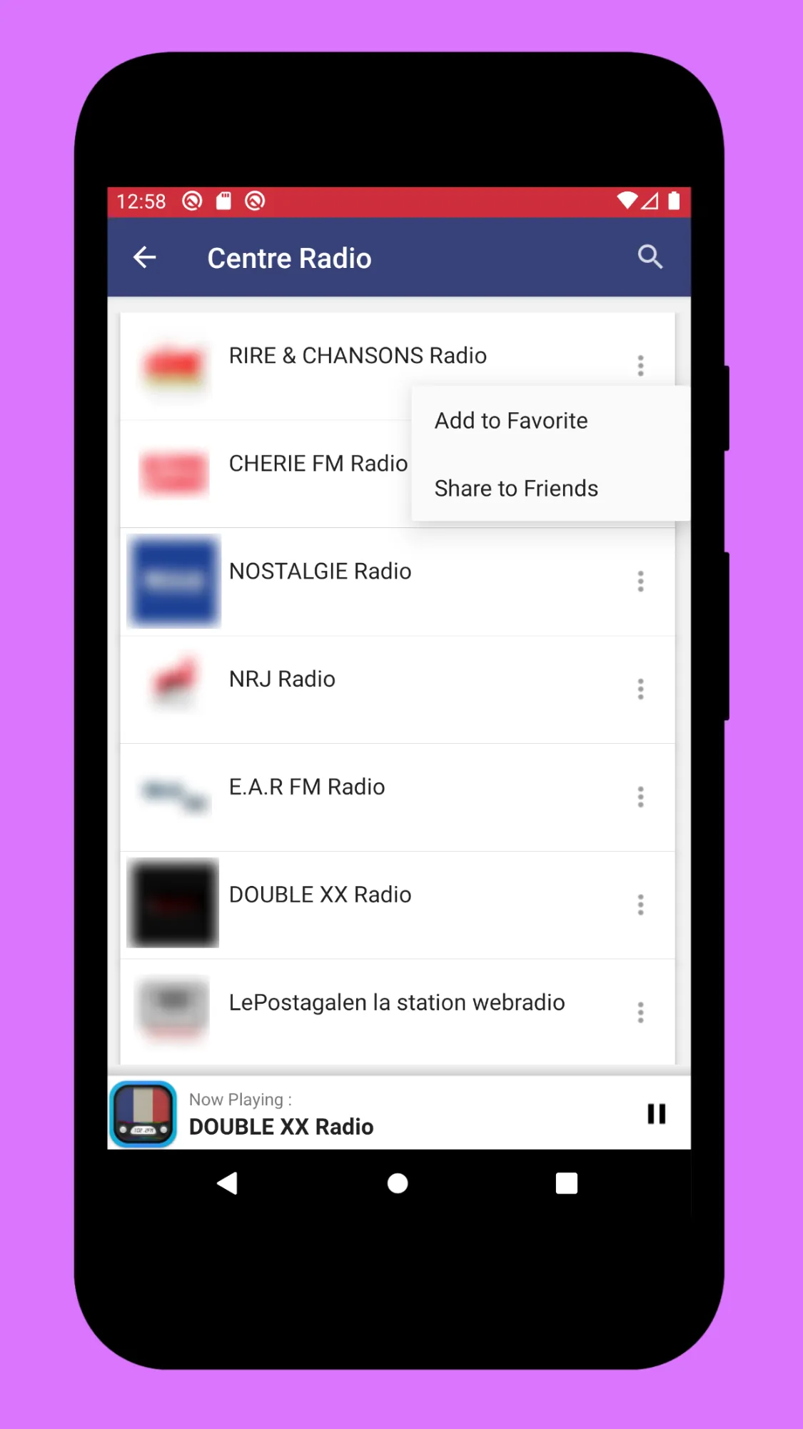 Radios France: Radio France FM | Indus Appstore | Screenshot