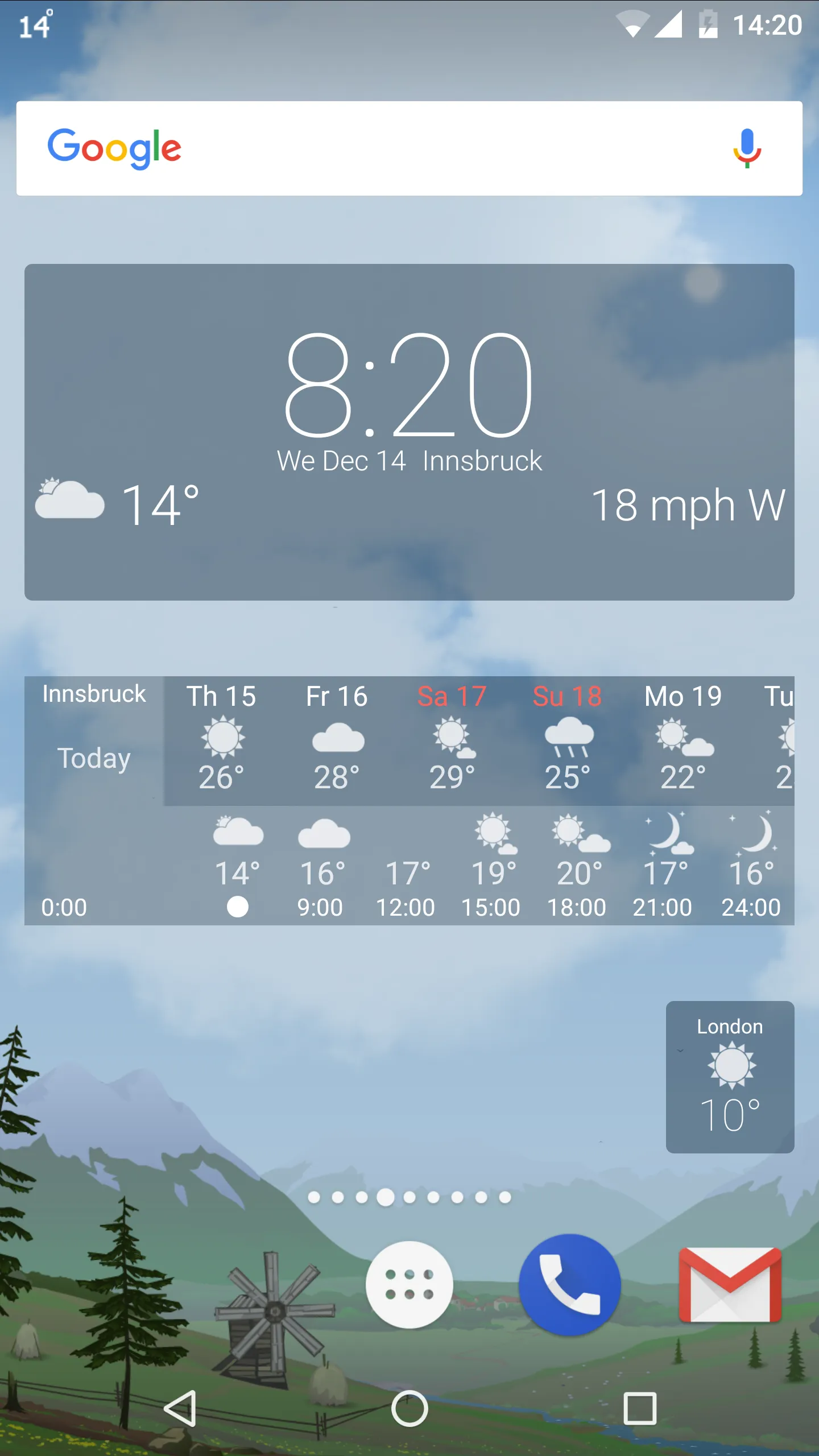 YoWindow Weather and wallpaper | Indus Appstore | Screenshot