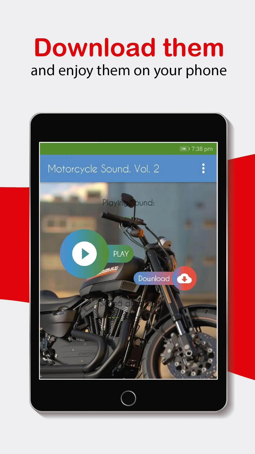 Motorcycle Sounds, Ringtones. | Indus Appstore | Screenshot