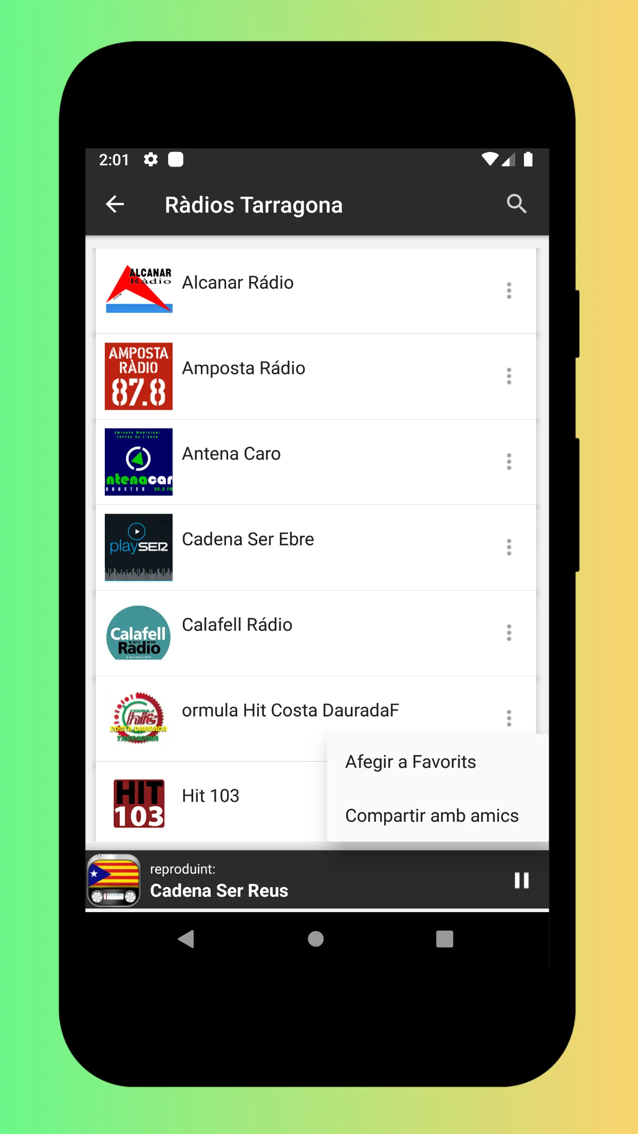 Radio Catalonia - Radio FM AM | Indus Appstore | Screenshot