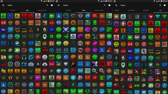 Colorful Nbg Icon Pack | Indus Appstore | Screenshot