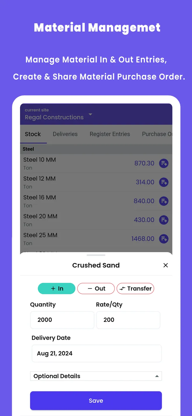 Labour Attendance Register | Indus Appstore | Screenshot