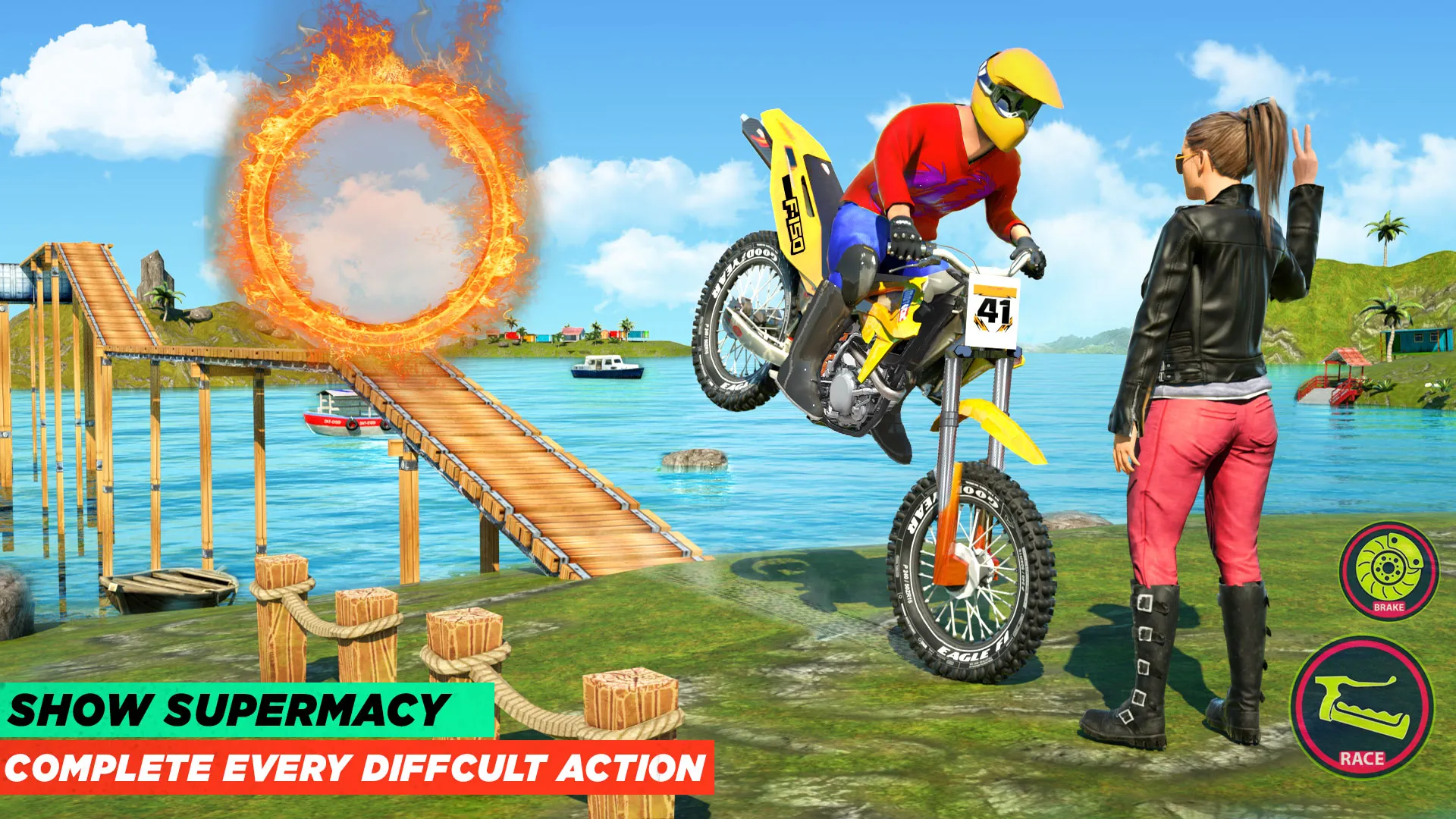 Bike Stunt 3D: Motorcycle Game | Indus Appstore | Screenshot