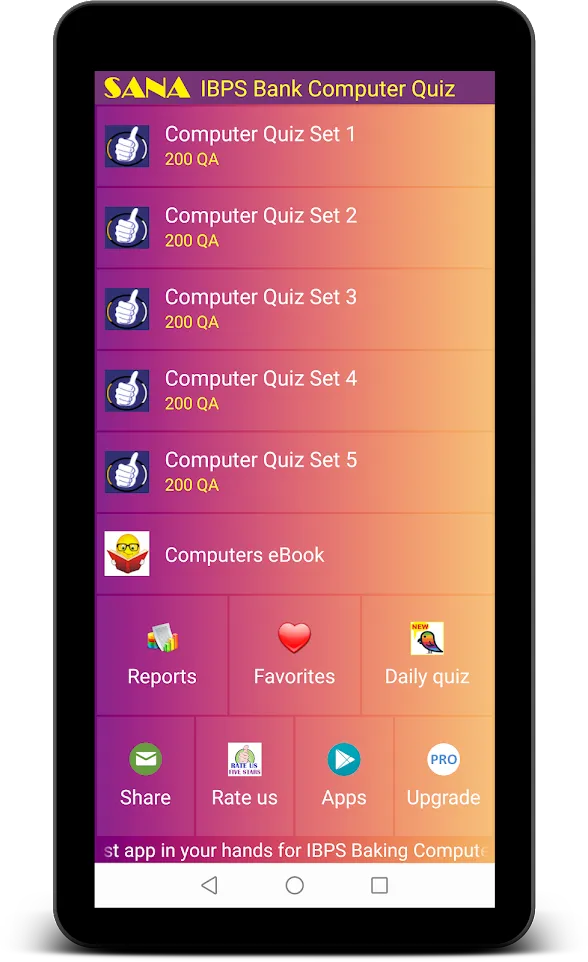 IBPS Computer Quiz | Indus Appstore | Screenshot