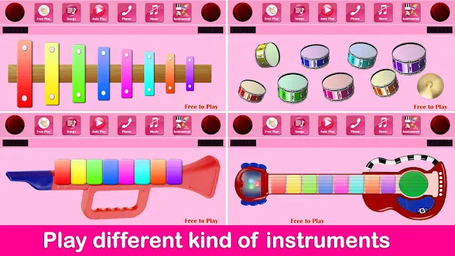 Kids Pink Piano | Indus Appstore | Screenshot