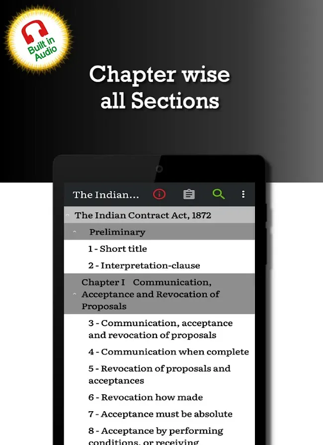 Indian Contract Act 1872 (ICA) | Indus Appstore | Screenshot