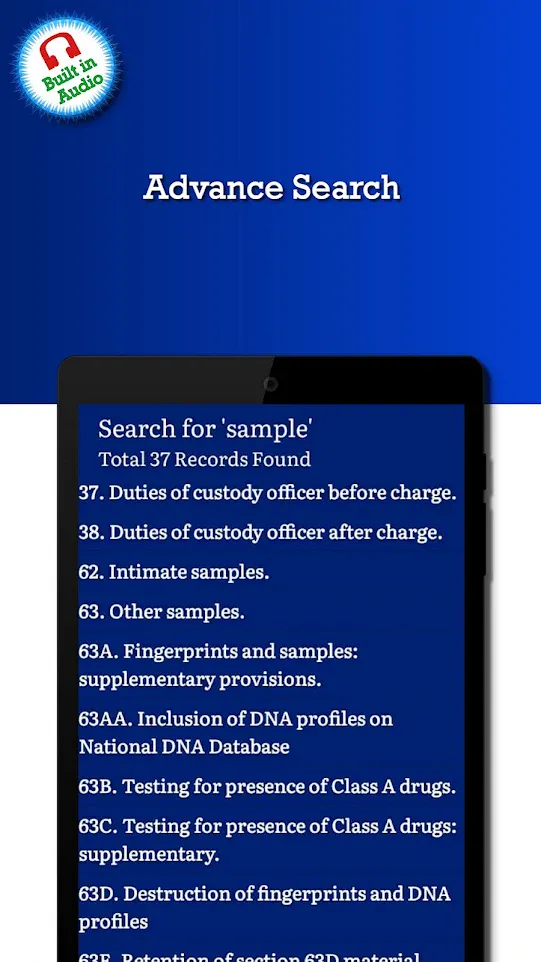 Police & Criminal Evidence Act | Indus Appstore | Screenshot