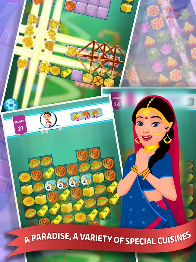 Indian Food Baash:Food Puzzle | Indus Appstore | Screenshot