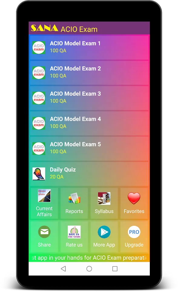 ACIO Exam Prep | Indus Appstore | Screenshot