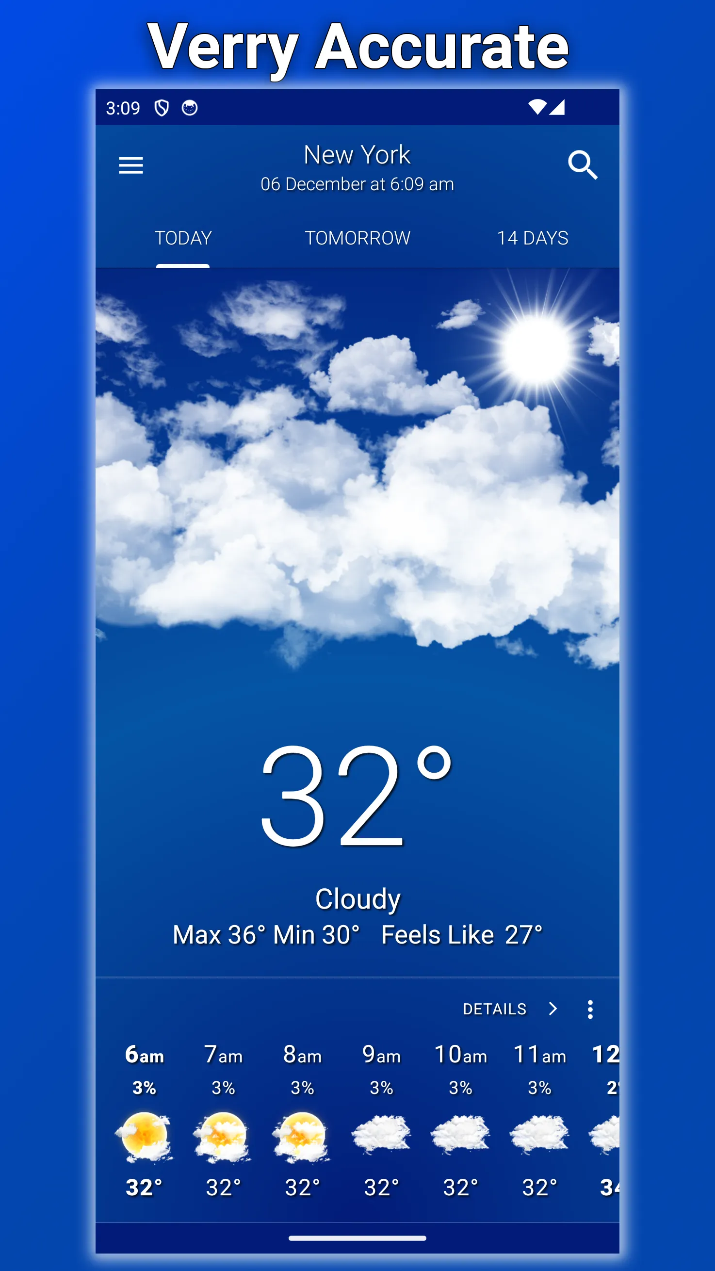 Weather: Clear Skies | Indus Appstore | Screenshot