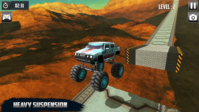 3D Impossible Monster Truck Survivor - 2020 | Indus Appstore | Screenshot