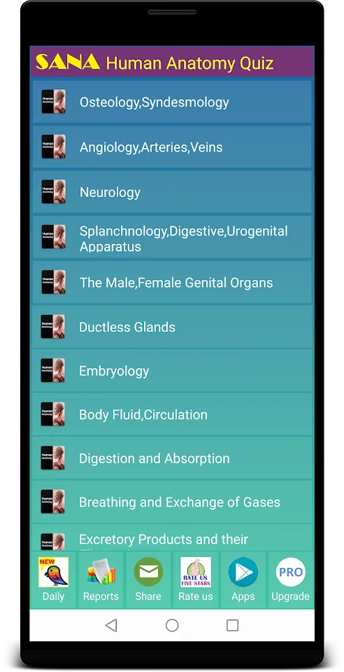 Human Anatomy Quiz | Indus Appstore | Screenshot