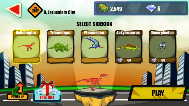 Jurassic Dinosaur City Rampage | Indus Appstore | Screenshot