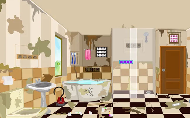 3D Escape Messy Bathroom | Indus Appstore | Screenshot