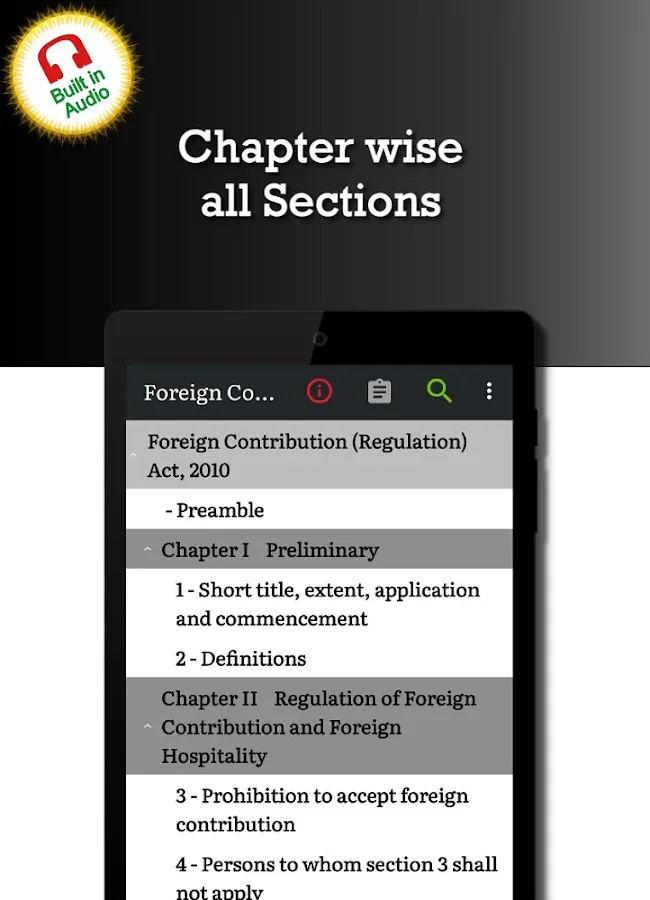 Foreign Contribution Regulation Act 2010 (FCRA) | Indus Appstore | Screenshot