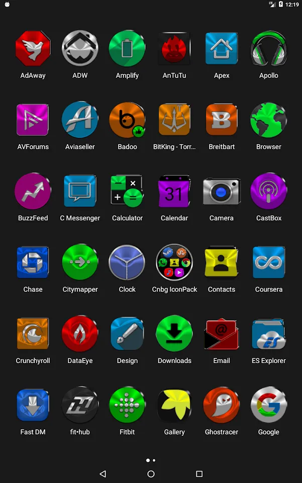 Colorful Nbg Icon Pack | Indus Appstore | Screenshot
