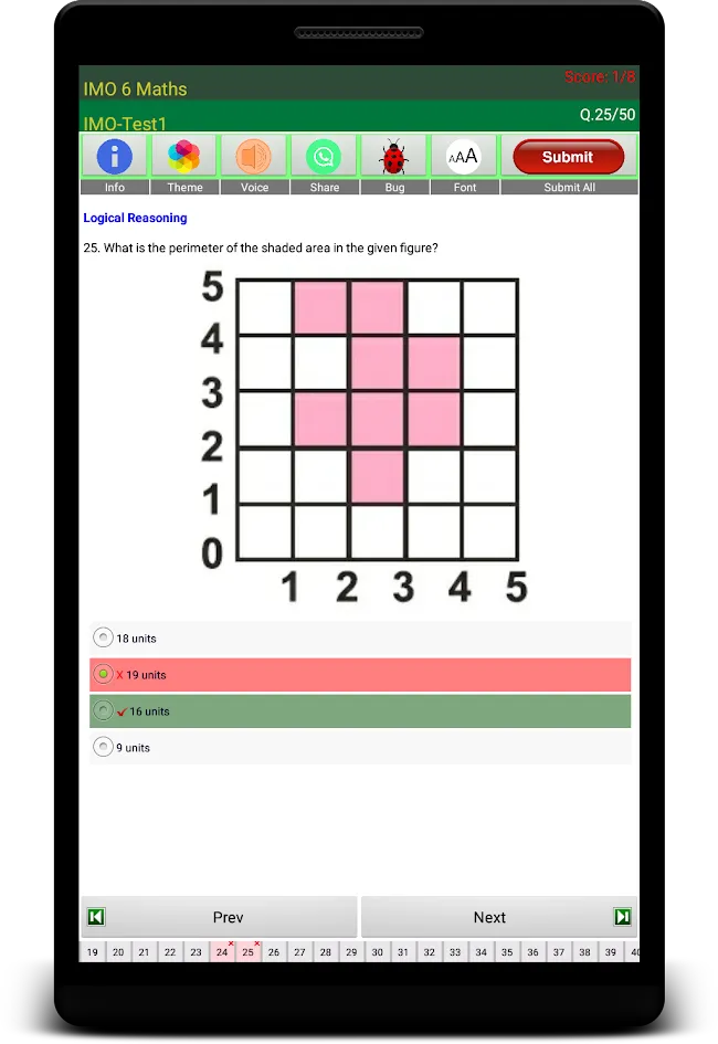 IMO 6 Maths Olympiad | Indus Appstore | Screenshot