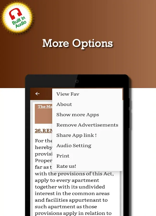 Maharashtra Apartment Ownership Act 1970 | Indus Appstore | Screenshot